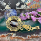 14 karaat gouden granaat hanger
