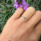 14 karaat gouden ring met turkoois