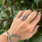 14 karaat gouden topaas ring