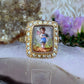 14 karaat gouden victoriaanse ring