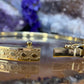 8 karaat bewerkte bangle