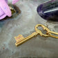 18 karaat gouden sleutel hanger