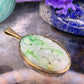 9 karaat jade hanger
