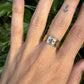 14 karaat gouden ring met robijntjes