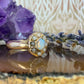 14 karaat gouden opaal ring