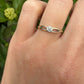 14 karaat gouden diamant ring