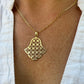 14 karaat gouden hanger Fatima handje