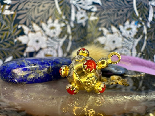 14 karaat gouden Sputnik hanger