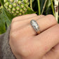 14 karaat gouden ring met diamantjes