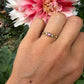 18 karaat gouden robijn en diamant ring