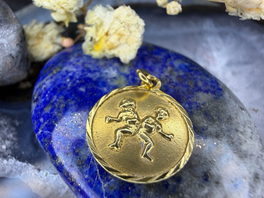 18 karaat gouden Tweelingen hanger