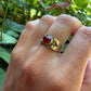 14 karaat gouden carneool ring