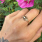 18 karaat gouden diamant en parel ring