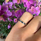14 karaat gouden saffier ring