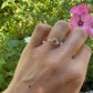 14 karaat gouden ring met robijn