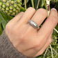 14 karaat gouden ring met diamantjes