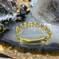 14 karaat gouden schakel ring