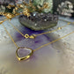 14 karaat gouden hartje ketting