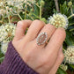14 karaat gouden filigraan ring