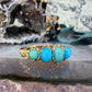 9 karaat turkoois ring