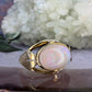 14 karaat gouden opaal ring