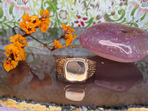 14 karaat gouden zegelring