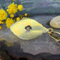 14 karaat gouden onyx hanger