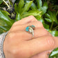 14 karaat gouden ring met turkoois