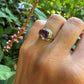 8 karaat amethist ring