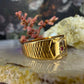 14 karaat gouden ring met robijntjes