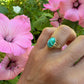 14 karaat gouden turkoois ring