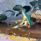 14 karaat gouden turkoois ring
