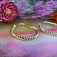14 karaat gouden gedraaide hoops
