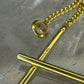 14 karaat gouden draadoorbellen