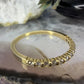 14 karaat gouden ring met diamanten