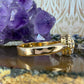 14 karaat gouden opaal ring