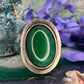 Zilveren ring met chrysopraas