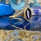 18 karaat gouden ring met saffier