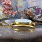 14 karaat gouden opaal hanger