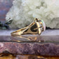14 karaat gouden opaal ring
