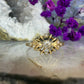 18 karaat gouden diamant en parel ring