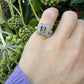 8 karaat ring met diamantjes