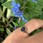 18 karaat gouden ring met saffier