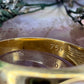 18 karaat gouden opaal en diamant ring