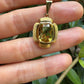 14 karaat gouden citrien hanger