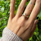 14 karaat gouden ring met citrien diamant