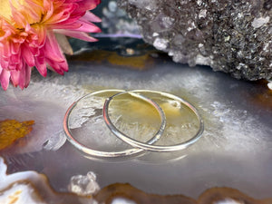 Zilveren hoops 20 millimeter