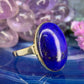 9 karaat lapis lazuli ring