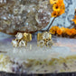 14 karaat gouden oorknoppen met diamanten