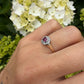 10 karaat robijn en diamant ring